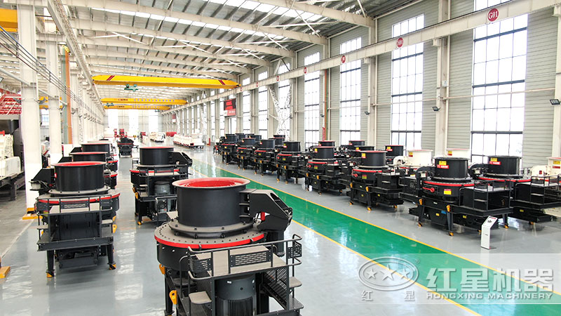 花崗巖石子粉碎機(jī)、制砂機(jī)車(chē)間現(xiàn)貨