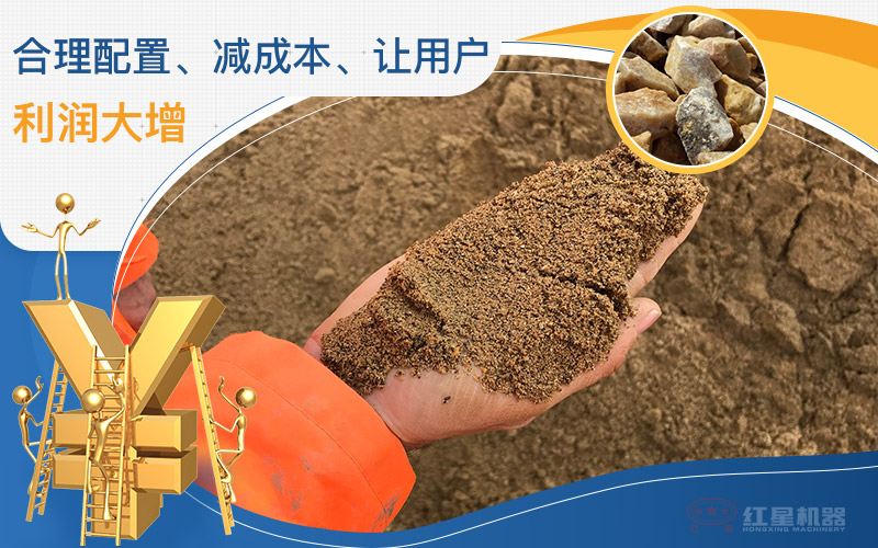 建筑用砂配置的機(jī)制沙石設(shè)備一套多少錢，附現(xiàn)場(chǎng)案例視頻