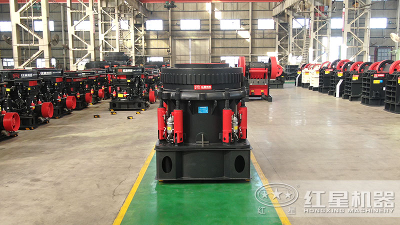 300型圓錐破碎機(jī)型號及參數(shù)，一小時能生產(chǎn)多少噸石子？